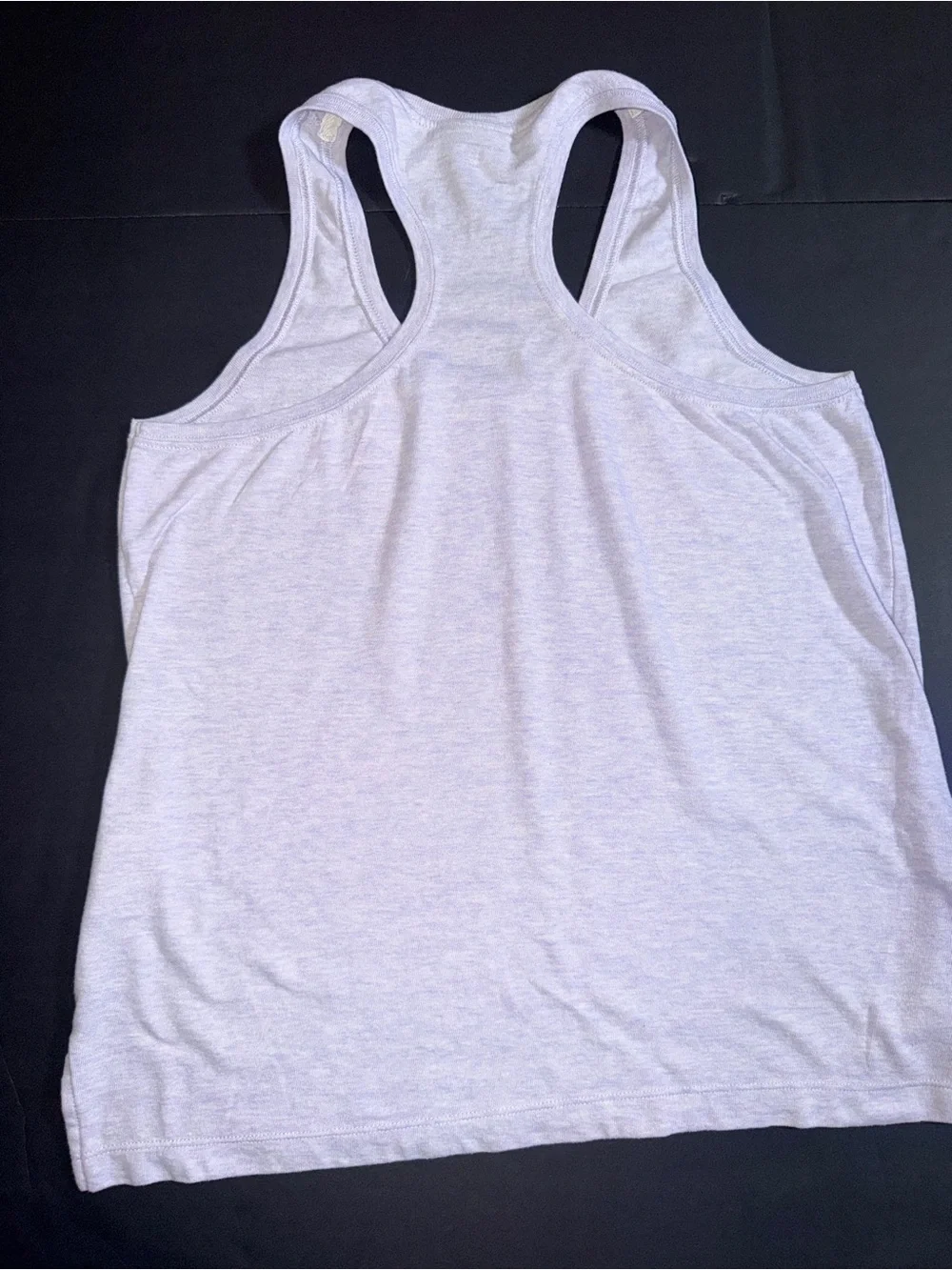 Nike Lavender Racerback Workout Tank with White Logo
